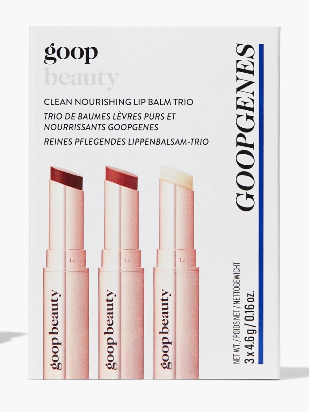 NWT Goop Beauty Clean Nourishing Lip Balm Trio